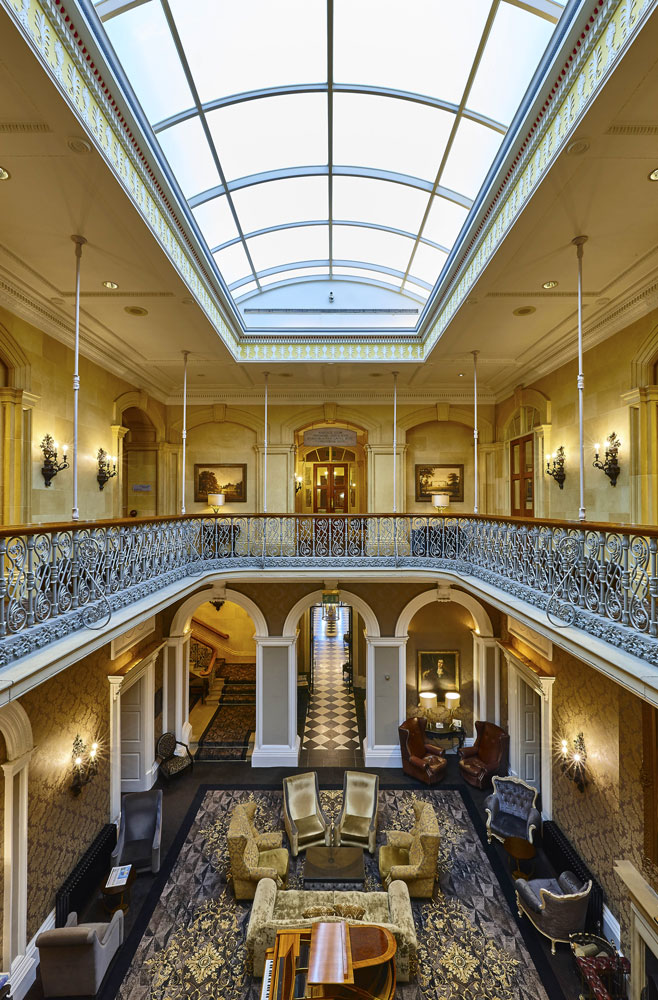 Hotel Photography of the grand hall at Oulton Hall Hotel, Leeds | Hotel Photographers UK