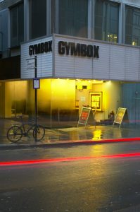 Gymbox entrance, Covent Garden, London, commercial photography, Interior Photographer