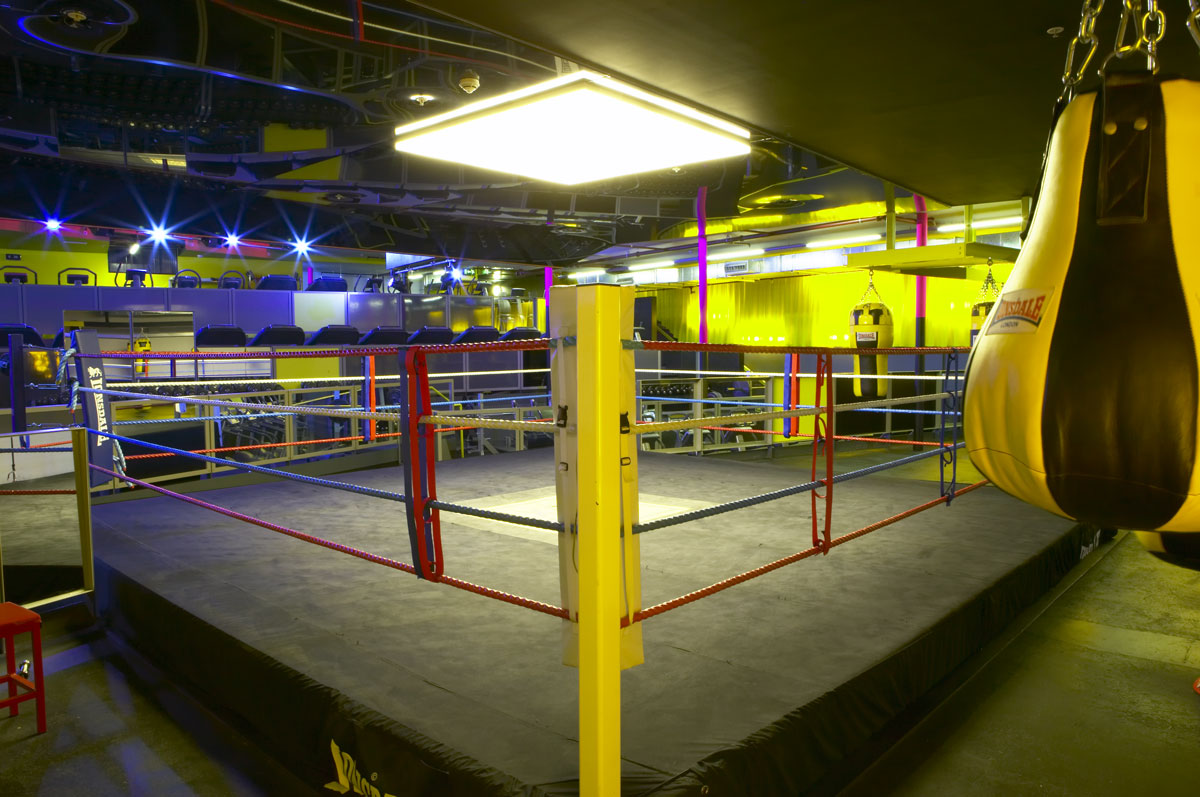 Boxing Areas, Gymbox Covent Garden | Interiors Photographers
