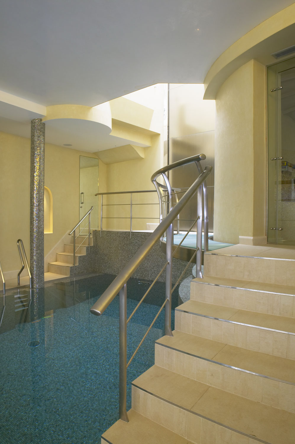 Whitestone House basement pool and sauna | Residential Photographer UK