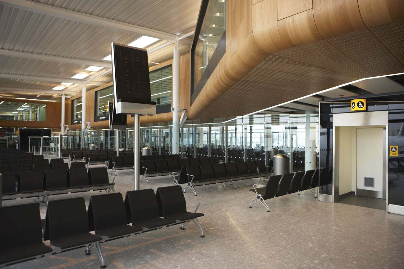 Heathrow Airport Terminal 2 seating area | Commercial Photographer | Commercial Photographers