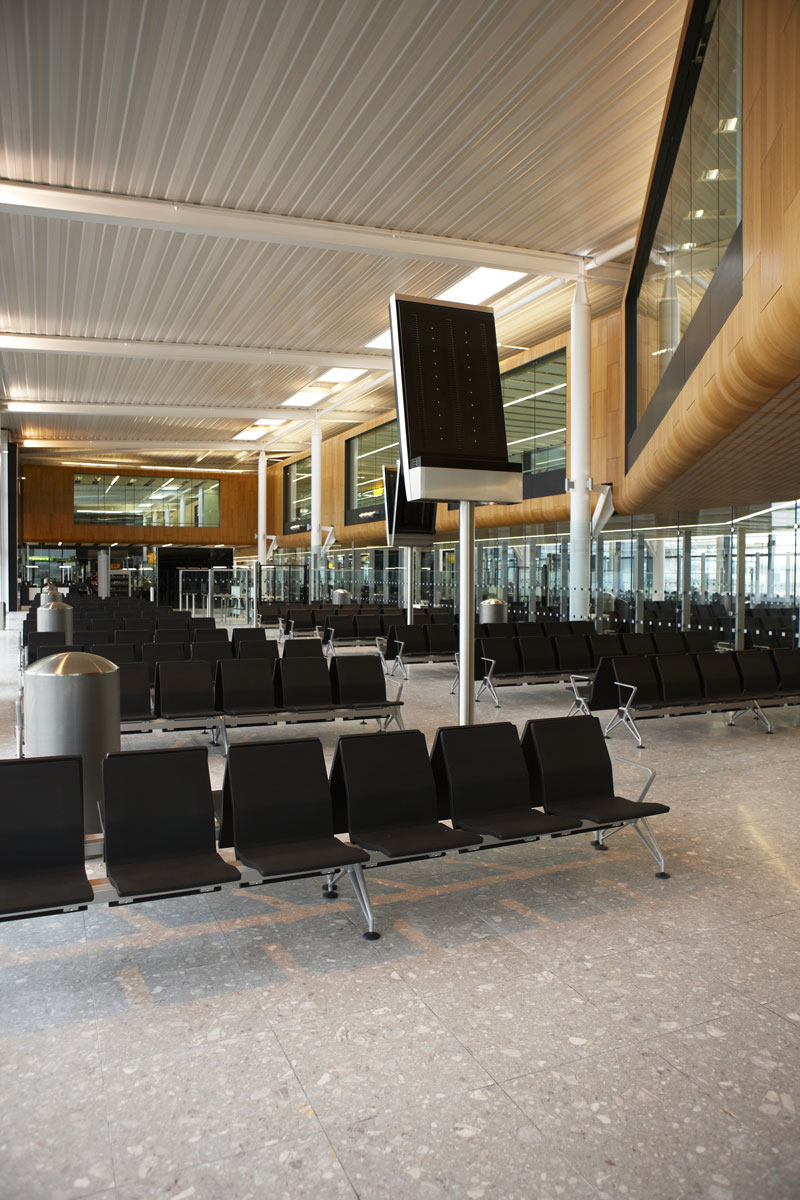 Heathrow Airport Terminal 2 seating area | Commercial Photographer UK