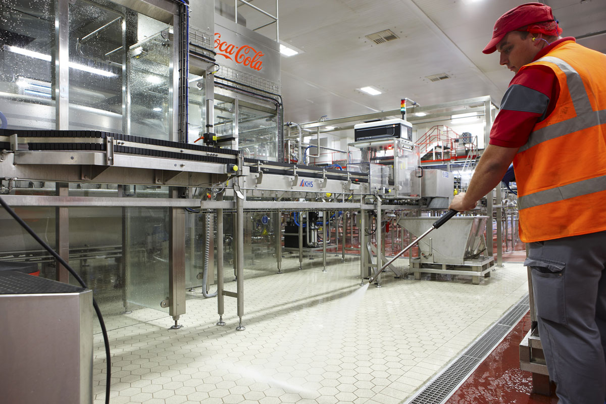 Coca-Cola manufacturing plant in Wakefield, Yorkshire | Architectural Installation Photography