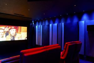 Private Residence Cinema Room with adjustable lighting system, Northwood, London | London Residential Photographers