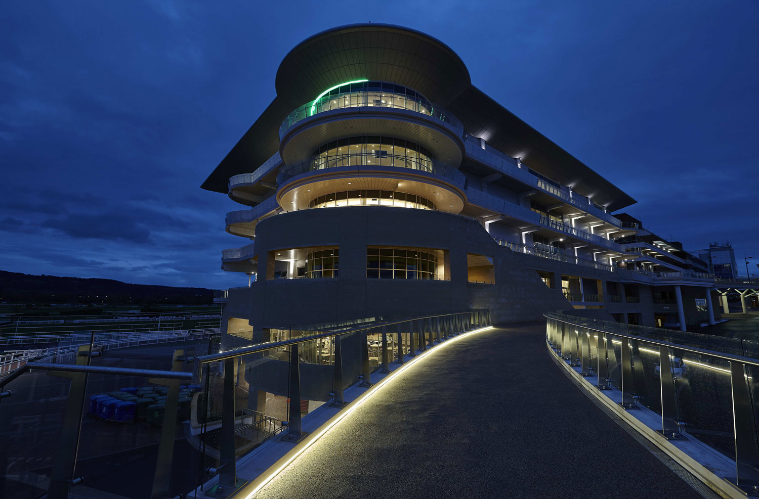 Princess Royal Grandstand Cheltenham Racecourse External | Architectural Photographer