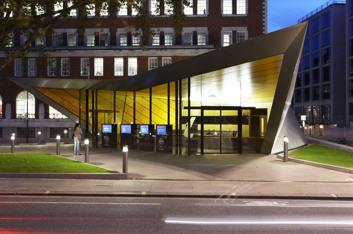 City of London Information Centre Dusk | Architectural Building Photographer