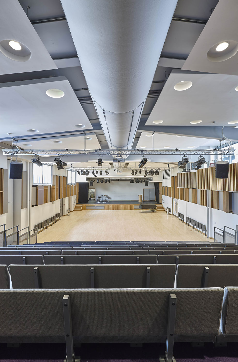 Putney High School Performing Arts Centre Noise Control | Interior Photographer London | London Architecture Photography