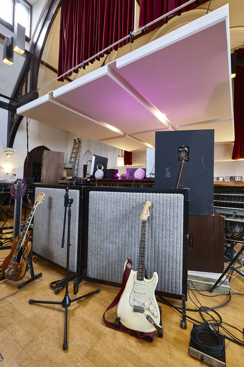 Studio 1, The Church Recording Studio, formerly owned by Dave Stewart of the Eurythmics | Interior Photography London