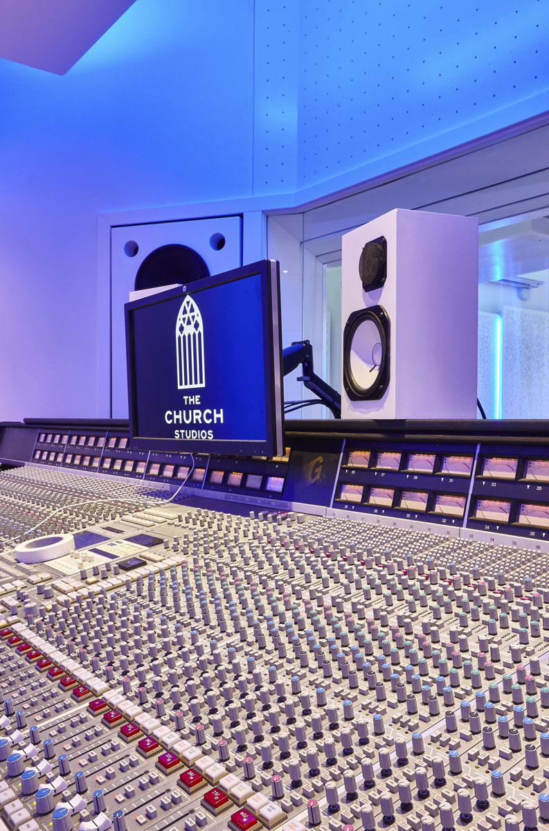 The Church Recording Studio, formerly owned by Dave Stewart of the Eurythmics |Interiors Photography