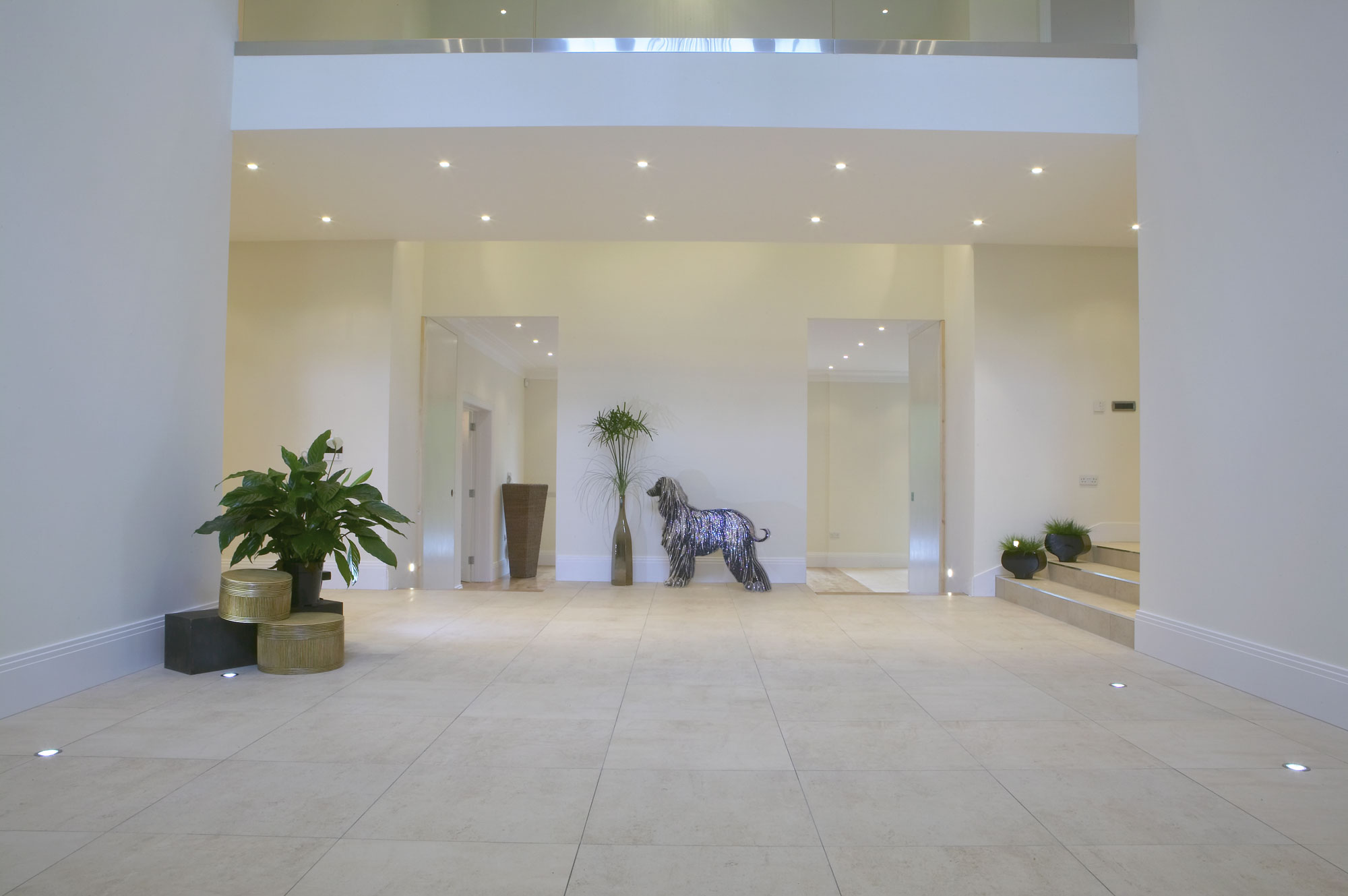 Luxury tiled entrance area within a Rickmansworth mansion | Residential Photographer London | Interior photographers london
