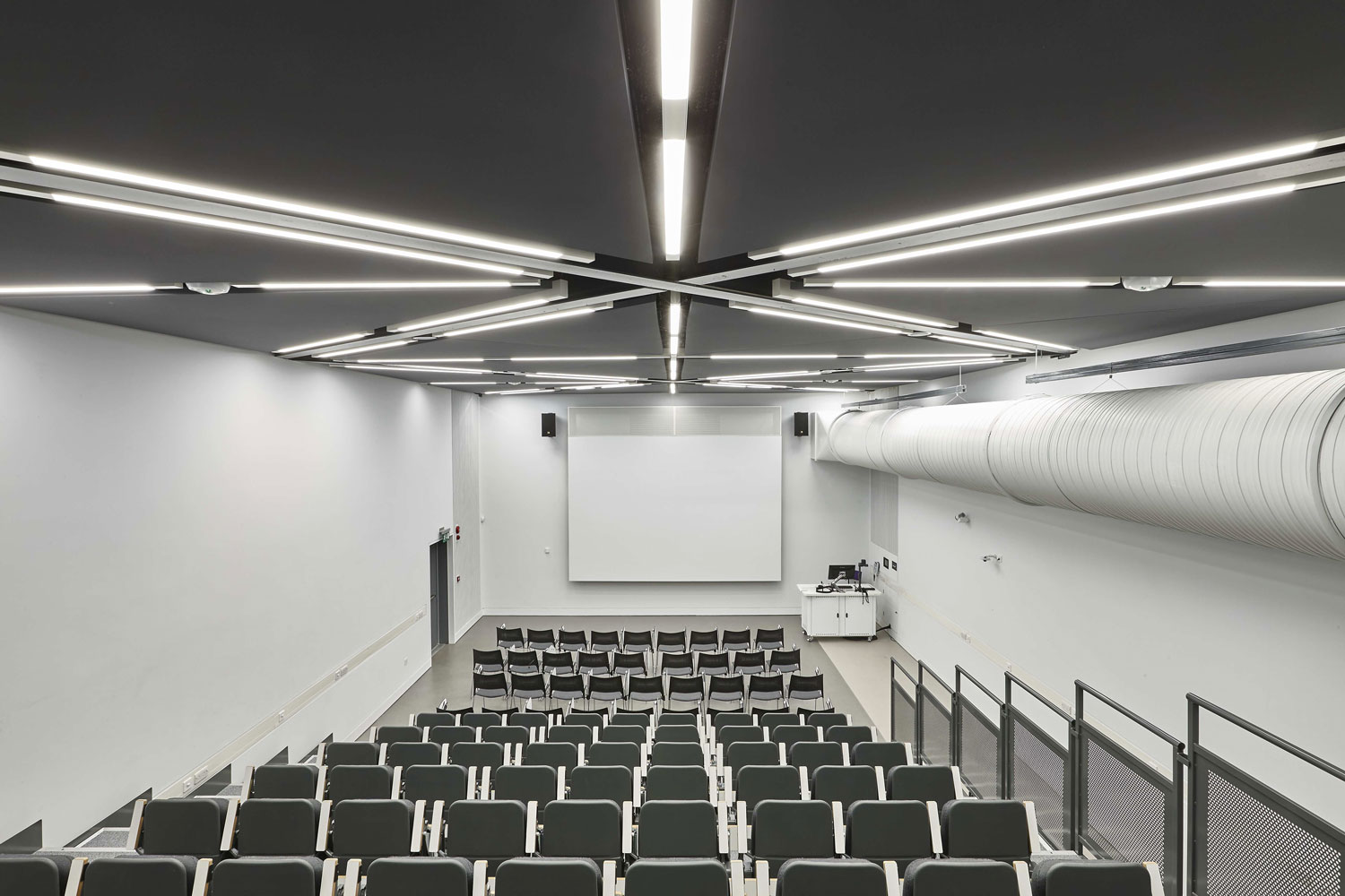 School of Art Lecture Theatre, Southampton University, Winchester | Construction Installation Photography | Interior Photography