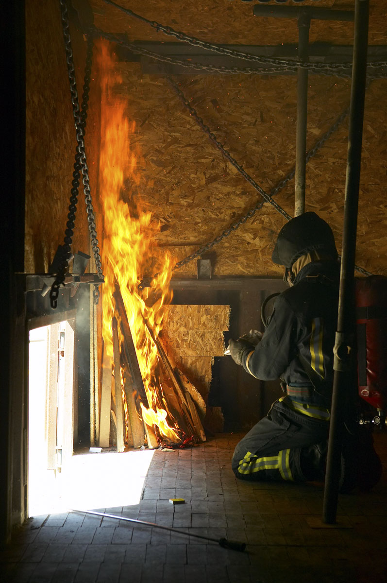 Buckinghamshire Fire Service firebox training | Commercial Photographers UK | Commercial Photographer