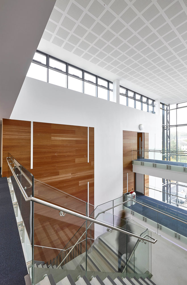 Bath University New 10 West Psychology Building Atrium |  Commercial Buildings Photographer London